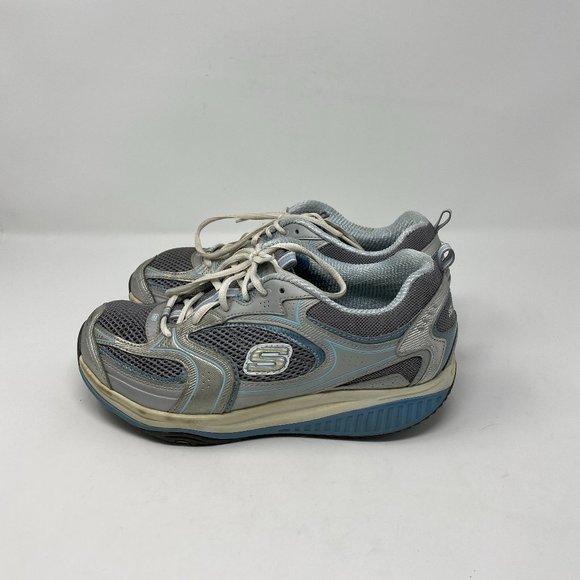 Skechers Shoes - Vintage Y2k Skechers Shape Ups Silver Shimmer Toning Sneaker Shoes Women’s 9